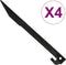 vidaXL - Kerstman - opblaasbaar - op - motorfiets - LED - IP44 - 160 - cm
