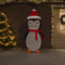 vidaXL - Kerstpinguïn - decoratief - LED - 180 - cm - luxe - stof