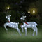 vidaXL - Kerstrendieren - 2 - st - 40 - LED's - wit
