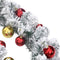 vidaXL - Kerstslinger - met - kerstballen - en - LED-lampjes - 5 - m - PVC - groen