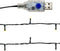 vidaXL - Kerstslinger - met - LED-lampjes - 10 - m - blauw