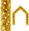 vidaXL - Kerstslinger - met - LED-lampjes - 10 - m - goudkleurig