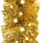vidaXL - Kerstslinger - met - LED-lampjes - 10 - m - goudkleurig