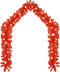 vidaXL - Kerstslinger - met - LED-lampjes - 10 - m - rood