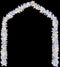 vidaXL - Kerstslinger - met - LED-lampjes - 10 - m - wit