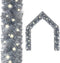 vidaXL - Kerstslinger - met - LED-lampjes - 10 - m - zilverkleurig