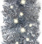 vidaXL - Kerstslinger - met - LED-lampjes - 10 - m - zilverkleurig