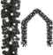 vidaXL - Kerstslinger - met - LED-lampjes - 10 - m - zwart