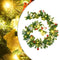 vidaXL - Kerstslinger - met - LED-lampjes - 2,7 - m - PVC - groen