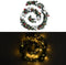 vidaXL - Kerstslinger - met - LED-lampjes - 2,7 - m - PVC - groen