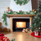 vidaXL - Kerstslinger - met - LED-lampjes - 2,7 - m - PVC - groen