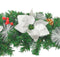 vidaXL - Kerstslinger - met - LED-lampjes - 2,7 - m - PVC - groen