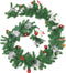 vidaXL - Kerstslinger - met - LED-lampjes - 2,7 - m - PVC - groen