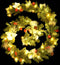 vidaXL - Kerstslinger - met - LED-lampjes - 2,7 - m - PVC - groen