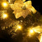 vidaXL - Kerstslinger - met - LED-lampjes - 2,7 - m - PVC - zwart