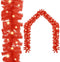 vidaXL - Kerstslinger - met - LED-lampjes - 20 - m - rood