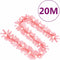 vidaXL - Kerstslinger - met - LED-lampjes - 20 - m - roze