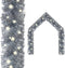 vidaXL - Kerstslinger - met - LED-lampjes - 20 - m - zilverkleurig