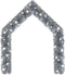 vidaXL - Kerstslinger - met - LED-lampjes - 20 - m - zilverkleurig