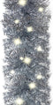 vidaXL - Kerstslinger - met - LED-lampjes - 20 - m - zilverkleurig