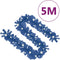 vidaXL - Kerstslinger - met - LED-lampjes - 5 - m - blauw
