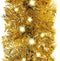 vidaXL - Kerstslinger - met - LED-lampjes - 5 - m - goudkleurig