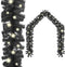 vidaXL - Kerstslinger - met - LED-lampjes - 5 - m - zwart