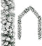 vidaXL - Kerstslinger - met - sneeuw - 20 - m - PVC - groen