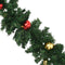 vidaXL - Kerstslinger - versierd - met - kerstballen - 10 - m