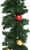 vidaXL - Kerstslinger - versierd - met - kerstballen - 10 - m