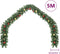 vidaXL - Kerstslinger - versierd - met - kerstballen - en - LED-lampjes - 5 - m