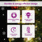vidaXL - Kerstslinger - versierd - met - kerstballen - en - LED-lampjes - 10 - m