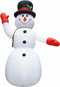 vidaXL - Kerstsneeuwpop - opblaasbaar - met - LED - XXL - IP44 - 600 - cm