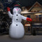 vidaXL - Kerstsneeuwpop - opblaasbaar - met - LED - XXL - IP44 - 600 - cm