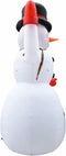 vidaXL - Kerstsneeuwpop - opblaasbaar - met - LED - XXL - IP44 - 600 - cm