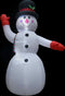 vidaXL - Kerstsneeuwpop - opblaasbaar - met - LED - XXL - IP44 - 600 - cm