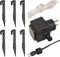 vidaXL - Kerstsneeuwpoppen - Santa - Family - opblaasbaar - LED - IP44 - 240 - cm