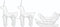 vidaXL - Kerstverlichting - 2 - rendieren - en - slee - met - mesh - 648 - LED's