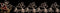 vidaXL - Kerstverlichting - 4 - XXL - rendieren - en - slee - 1548 - LED's - 500x80 - cm