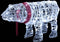 vidaXL - Kerstverlichting - Beer - 45 - LED's - 71x20x38 - cm - acryl