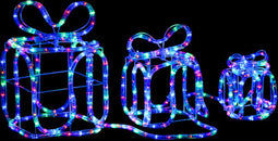 vidaXL - Kerstverlichting - cadeaudozen - 180 - LED's - binnen - en - buiten