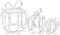 vidaXL - Kerstverlichting - cadeaudozen - 180 - LED's - binnen - en - buiten