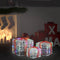 vidaXL - Kerstverlichting - geschenkdozen - 3 - st - decoratief - acryl - kleurrijk