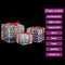 vidaXL - Kerstverlichting - geschenkdozen - 3 - st - decoratief - acryl - kleurrijk