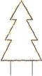 vidaXL - Kerstverlichting - kerstboom - met - grondpinnen - 115 - LED's - 90 - cm