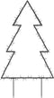 vidaXL - Kerstverlichting - kerstboom - met - grondpinnen - 115 - LED's - 90 - cm