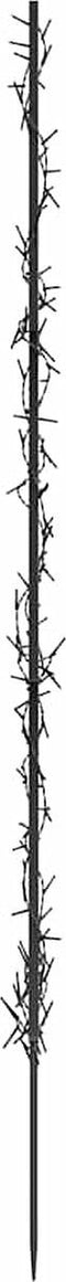 vidaXL - Kerstverlichting - kerstboom - met - grondpinnen - 115 - LED's - 90 - cm