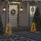 vidaXL - Kerstverlichting - kerstboom - met - grondpinnen - 80 - LED's - 60 - cm