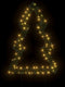 vidaXL - Kerstverlichting - kerstboom - met - grondpinnen - 80 - LED's - 60 - cm