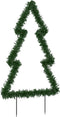 vidaXL - Kerstverlichting - kerstboom - met - grondpinnen - 80 - LED's - 60 - cm